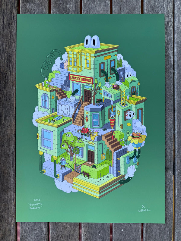 1/1 colour variant - Leansy's burgers